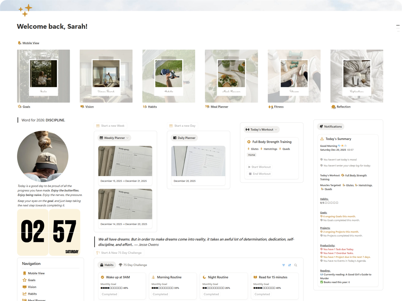 Life Reboot Planner